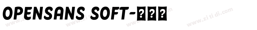 opensans soft字体转换